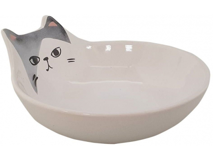 Nobby keramická miska KATO bílá 150ml z kategorie Chovatelské potřeby a krmiva pro kočky > Misky, dávkovače pro kočky > keramické misky pro kočky