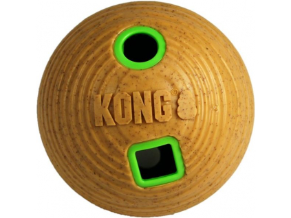 Hračka plast + guma Bamboo Feeder plnící míč KONG M z kategorie Chovatelské potřeby a krmiva pro psy > Hračky pro psy > Kong hračky pro psy