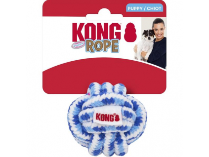 Hračka textil Puppy Rope míč KONG S z kategorie Chovatelské potřeby a krmiva pro psy > Hračky pro psy > Kong hračky pro psy