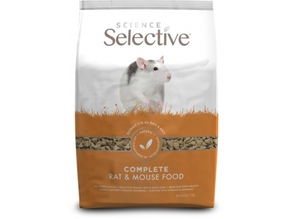 Supreme Science®Selective Rat & Mouse - potkan, myš 1,5 kg z kategorie Chovatelské potřeby a krmiva pro hlodavce a malá zvířata > Krmiva pro hlodavce a malá zvířata