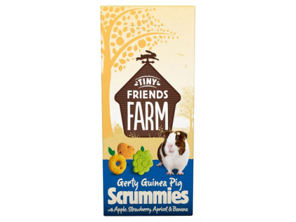 Supreme Tiny FARM Snack Gerty Scrummies - morče 120 g z kategorie Chovatelské potřeby a krmiva pro hlodavce a malá zvířata > Pamlsky pro hlodavce