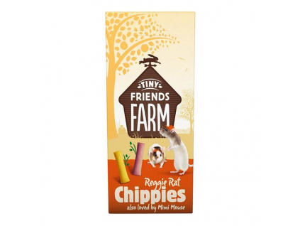 Supreme Tiny FARM Snack Reggie Chippies - potkan 120 g z kategorie Chovatelské potřeby a krmiva pro hlodavce a malá zvířata > Pamlsky pro hlodavce