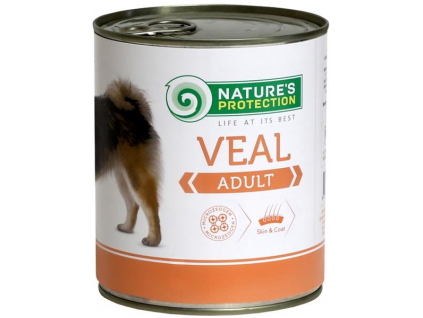 Nature's Protection Dog Adult telecí konzerva 800g z kategorie Chovatelské potřeby a krmiva pro psy > Krmiva pro psy > Konzervy pro psy
