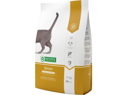 Nature's Protection Cat Dry Senior 2 kg z kategorie Chovatelské potřeby a krmiva pro kočky > Krmivo a pamlsky pro kočky > Granule pro kočky