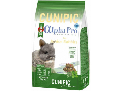 Cunipic Alpha Pro Rabbit Junior - králík mladý 1,75 kg z kategorie Chovatelské potřeby a krmiva pro hlodavce a malá zvířata > Krmiva pro hlodavce a malá zvířata