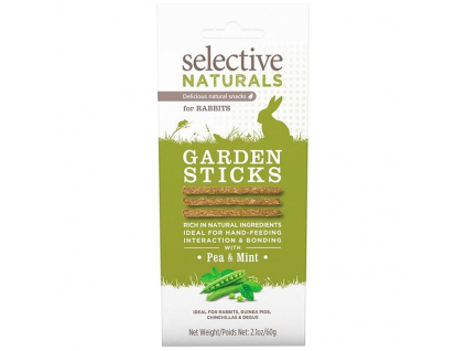Supreme Selective Naturals snack Garden Sticks 60g z kategorie Chovatelské potřeby a krmiva pro hlodavce a malá zvířata > Pamlsky pro hlodavce