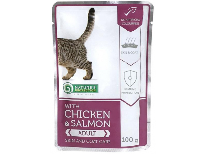 Nature's Protection Cat kapsička Skin & Coat Care 100g z kategorie Chovatelské potřeby a krmiva pro kočky > Krmivo a pamlsky pro kočky > Kapsičky pro kočky