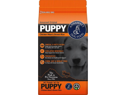 Annamaet PUPPY 11,35 kg (25lb) z kategorie Chovatelské potřeby a krmiva pro psy > Krmiva pro psy > Granule pro psy