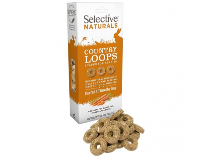 Supreme Selective Naturals snack Country Loops 80 g z kategorie Chovatelské potřeby a krmiva pro hlodavce a malá zvířata > Pamlsky pro hlodavce