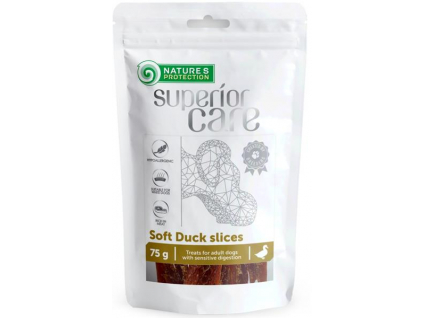 Nature's Protection Superior Care Dog Snack kachní plátky 75 g z kategorie Chovatelské potřeby a krmiva pro psy > Pamlsky pro psy > Sušená masíčka pro psy