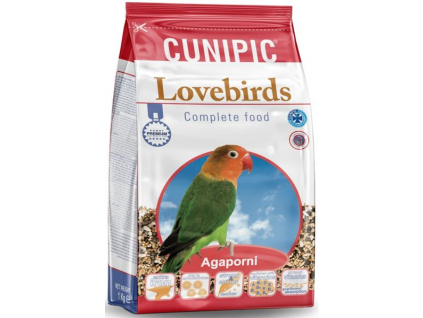 Cunipic Love Birds - Agapornis 1 kg z kategorie Chovatelské potřeby pro ptáky a papoušky > Krmivo pro papoušky