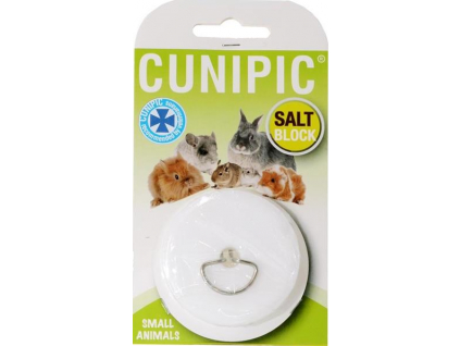 Minerální sůl pro drobné savce s držákem Cunipic 1 ks z kategorie Chovatelské potřeby a krmiva pro hlodavce a malá zvířata > Vitamíny, minerální bloky