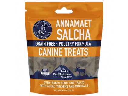 Annamaet Grain Free SALCHA pamlsek 198 g (7oz) z kategorie Chovatelské potřeby a krmiva pro psy > Pamlsky pro psy > Piškoty, sušenky pro psy