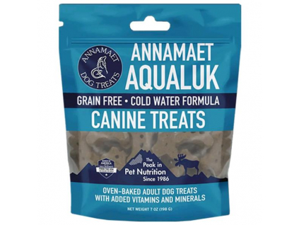 Annamaet Grain Free AQUALUK pamlsek 198 g (7oz) z kategorie Chovatelské potřeby a krmiva pro psy > Pamlsky pro psy > Piškoty, sušenky pro psy