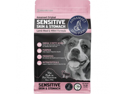 Annamaet Sensitive Skin&Stomach 2,27 kg (5lb) z kategorie Chovatelské potřeby a krmiva pro psy > Krmiva pro psy > Granule pro psy