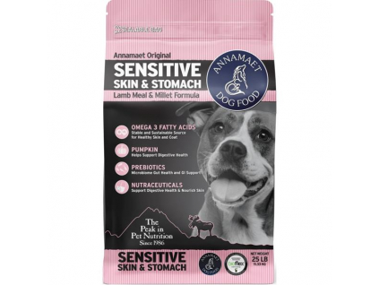 Annamaet Sensitive Skin&Stomach 11,35 kg (25lb) z kategorie Chovatelské potřeby a krmiva pro psy > Krmiva pro psy > Granule pro psy