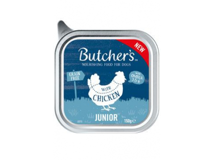 Butcher's Dog Original Junior kuřecí pate 150g z kategorie Chovatelské potřeby a krmiva pro psy > Krmiva pro psy > Konzervy pro psy