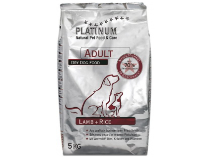 Platinum Natural Adult Lamb 5 kg z kategorie Chovatelské potřeby a krmiva pro psy > Krmiva pro psy > Granule pro psy