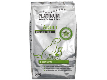 Platinum Natural Adult Chicken 5 kg z kategorie Chovatelské potřeby a krmiva pro psy > Krmiva pro psy > Granule pro psy