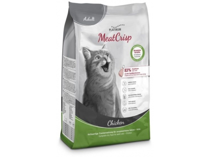 Platinum Cat Meatcrisp Adult Chicken 1,5 kg z kategorie Chovatelské potřeby a krmiva pro kočky > Krmivo a pamlsky pro kočky > Granule pro kočky