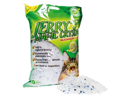 Kočkolit Jerrys Magic Crystals Natural 16l z kategorie Chovatelské potřeby a krmiva pro kočky > Toalety, steliva pro kočky > Steliva kočkolity pro kočky