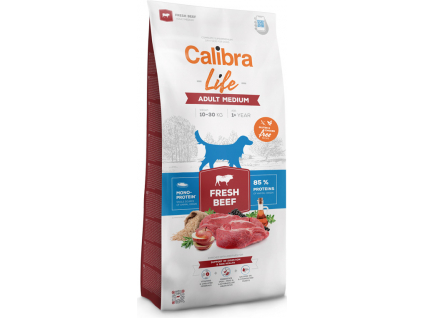 Calibra Dog Life Adult Medium Fresh Beef 2,5kg