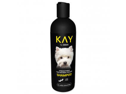 Šampon KAY for DOG pro bílou srst 250 ml z kategorie Chovatelské potřeby a krmiva pro psy > Hygiena a kosmetika psa > Šampóny a spreje pro psy