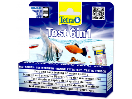 TETRA Test 6in1 25 ks z kategorie Akvaristické a teraristické potřeby > Akvarijní technika