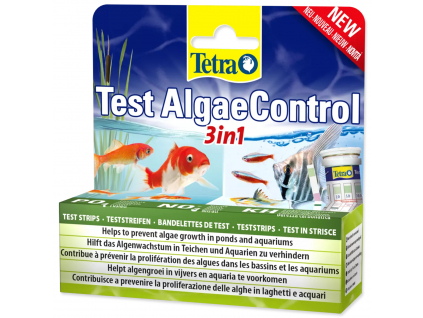 TETRA Test AlgaeControl 3in1 25 ks z kategorie Akvaristické a teraristické potřeby > Akvarijní technika