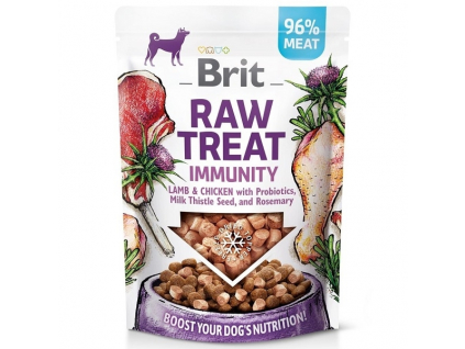 Brit Raw Treat Immunity, Lamb&Chicken 40g z kategorie Chovatelské potřeby a krmiva pro psy > Pamlsky pro psy > Dentální pamlsky pro psy