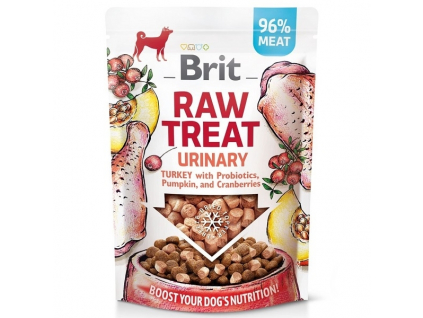 Brit Raw Treat Urinary, Turkey 40g z kategorie Chovatelské potřeby a krmiva pro psy > Pamlsky pro psy > Pamlsky sušené mrazem pro psy