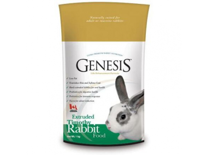 Genesis Timothy Rabbit Food pro králíky 1 kg z kategorie Chovatelské potřeby a krmiva pro hlodavce a malá zvířata > Krmiva pro hlodavce a malá zvířata