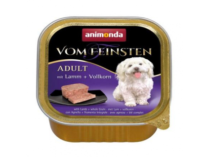 ANIMONDA Vom Feinsten paštika ADULT jehněčí  pro psy 150g z kategorie Chovatelské potřeby a krmiva pro psy > Krmiva pro psy > Vaničky, paštiky pro psy
