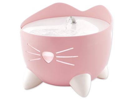 Fontána CATIT Pixi - světle růžová 2,5 L z kategorie Chovatelské potřeby a krmiva pro kočky > Misky, dávkovače pro kočky > dávkovače, fontánky pro kočky
