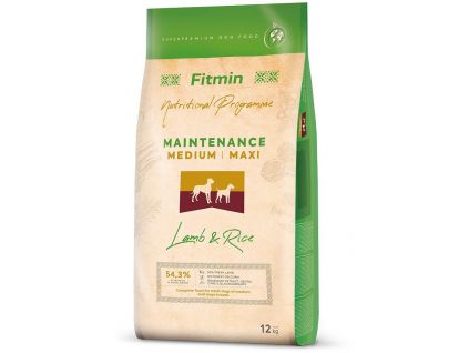 Fitmin Medium Maxi Lamb & Rice 12 kg