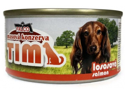 Falco Tim lososová konzerva pro psy 120g z kategorie Chovatelské potřeby a krmiva pro psy > Krmiva pro psy > Konzervy pro psy