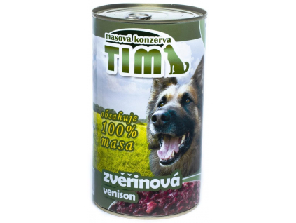 Falco Tim zvěřinová konzerva pro psy 1200g z kategorie Chovatelské potřeby a krmiva pro psy > Krmiva pro psy > Konzervy pro psy