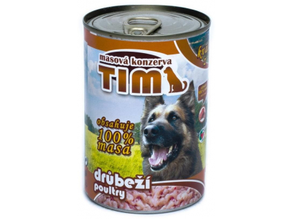Falco Tim drůbeží konzerva pro psy 400g z kategorie Chovatelské potřeby a krmiva pro psy > Krmiva pro psy > Konzervy pro psy