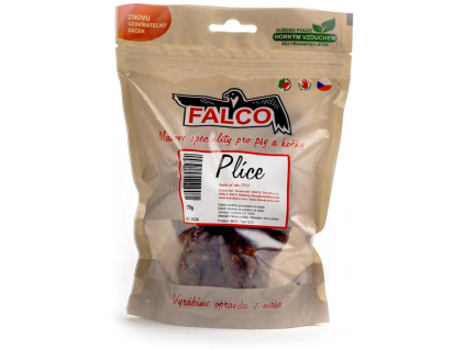 Falco pochoutky sušené plíce 70g z kategorie Chovatelské potřeby a krmiva pro psy > Pamlsky pro psy > Sušené vnitřnosti, kosti pro psy