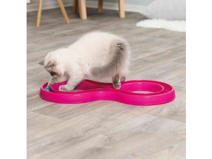 Trixie skládací dráha pro závod míčků 65x31 cm z kategorie Chovatelské potřeby a krmiva pro kočky > Hračky pro kočky > Interaktivní hračky pro kočky