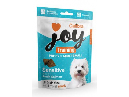 Calibra Joy Dog Training Puppy&Adult S Salmon 150g z kategorie Chovatelské potřeby a krmiva pro psy > Pamlsky pro psy > Poloměkké pamlsky pro psy