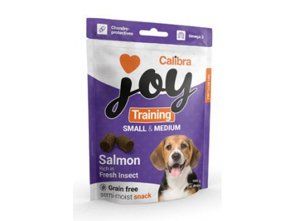 Calibra Joy Dog Training S&M Salmon&Insect 150g z kategorie Chovatelské potřeby a krmiva pro psy > Pamlsky pro psy > Poloměkké pamlsky pro psy
