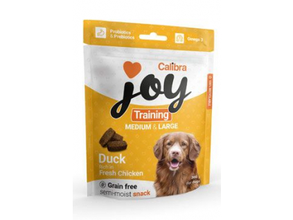 Calibra Joy Dog Training M&L Duck&Chicken 300g z kategorie Chovatelské potřeby a krmiva pro psy > Pamlsky pro psy > Poloměkké pamlsky pro psy