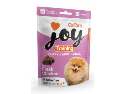 Calibra Joy Dog Training Puppy&Adult S Chicken 150g z kategorie Chovatelské potřeby a krmiva pro psy > Pamlsky pro psy > Poloměkké pamlsky pro psy