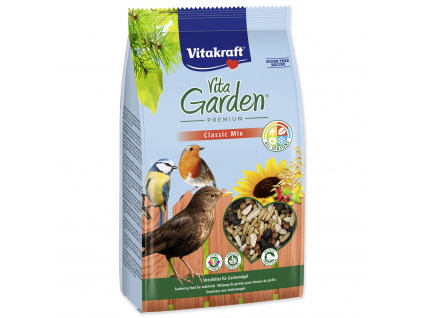 Vitakraft Krmivo Vita Garden Classic Mix 1 kg z kategorie Chovatelské potřeby pro ptáky a papoušky > Krmivo pro papoušky