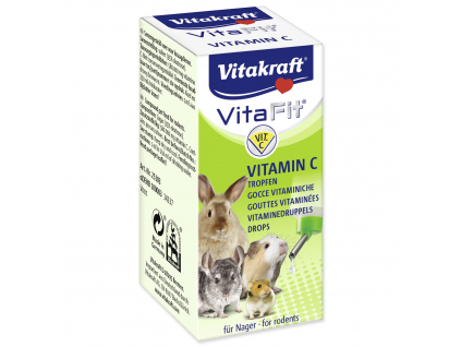 Vitakraft Vitamin C 10 ml z kategorie Chovatelské potřeby a krmiva pro hlodavce a malá zvířata > Pamlsky pro hlodavce