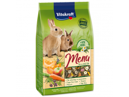 Vitakraft Menu Vital Rabbit 3 kg z kategorie Chovatelské potřeby a krmiva pro hlodavce a malá zvířata > Pamlsky pro hlodavce