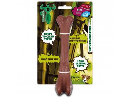 Mr. Dental Hračka žvýkací bambone kost hovězí L/XL 1 ks z kategorie Chovatelské potřeby a krmiva pro psy > Hračky pro psy > Dentální hračky pro psy