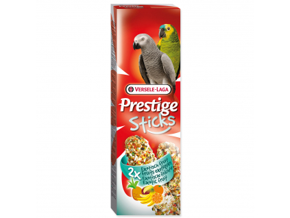 Versele-Laga Tyčinky Prestige exotické ovoce pro velké papoušky 140 g z kategorie Chovatelské potřeby pro ptáky a papoušky > Pamlsky pro papoušky