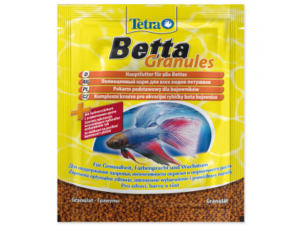 TETRA Betta Granules sáček 5 g z kategorie Akvaristické a teraristické potřeby > Akvarijní technika